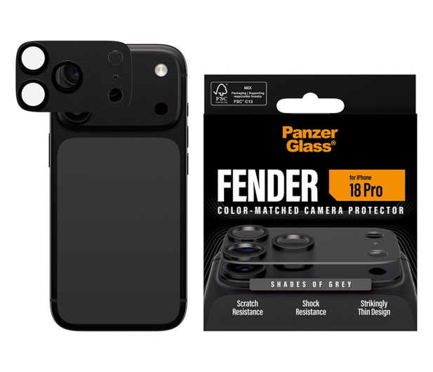 PanzerGlass Fender Camera Lens Protector do iPhone 18 Pro Shades of Grey - 1604004 - zdjęcie 3